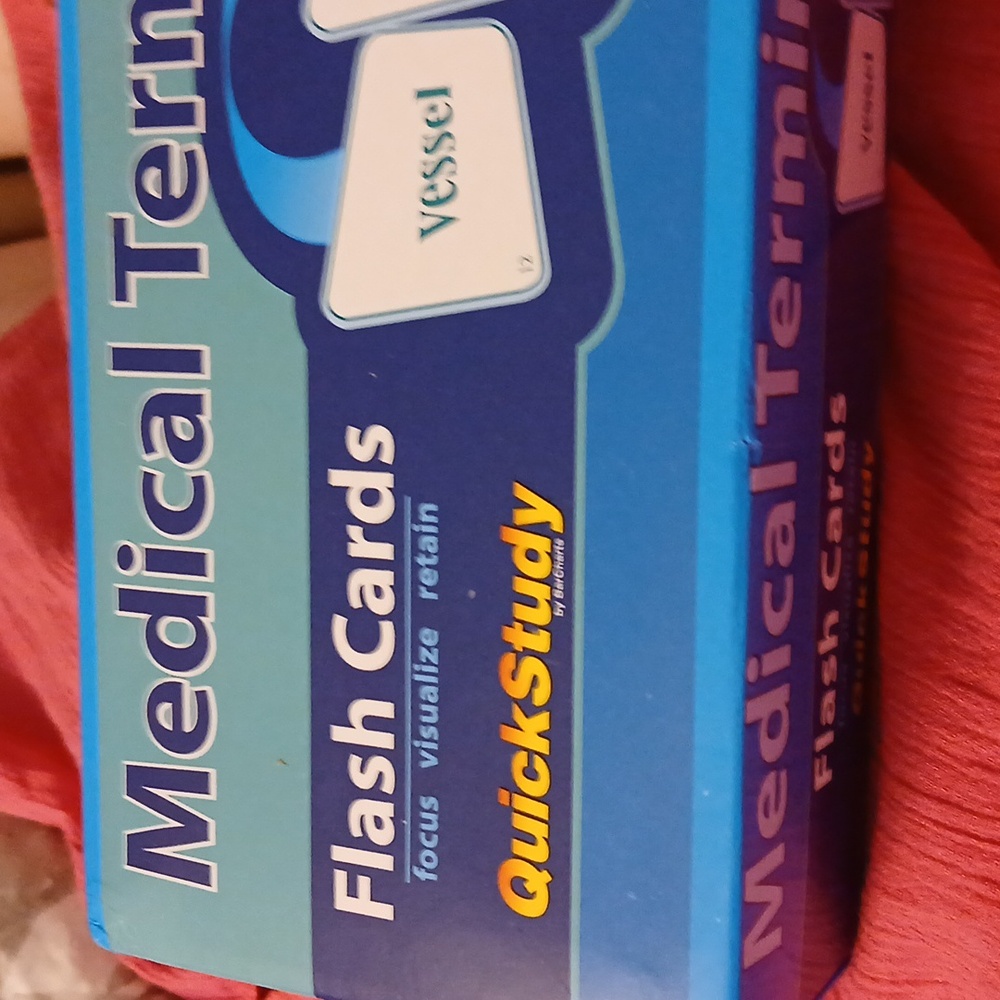 Medical Terminology Flash Cards 1000 Cards Quickstudy Reference Tool Study Terms